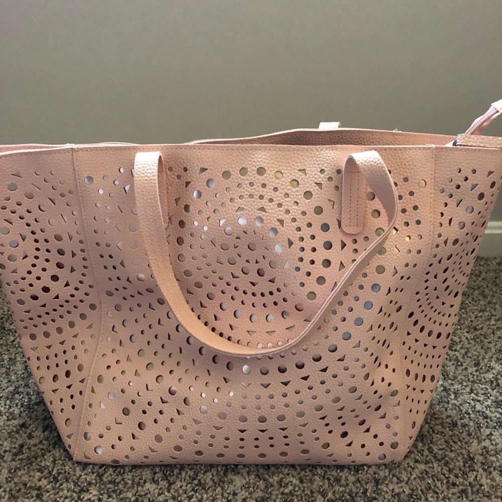 Blush tote bag